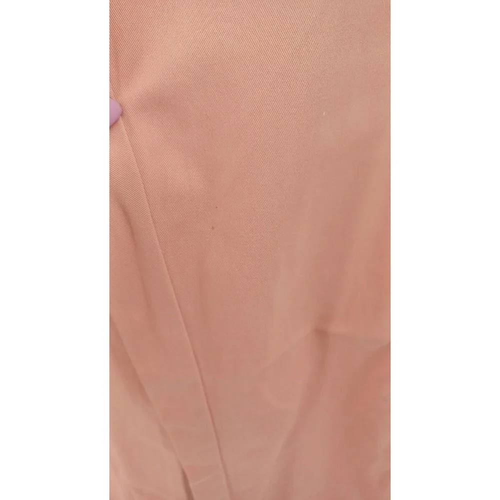 New York & Company Women’s Cargo Pants Size 12 Pink Embroidered Floral Wide Leg